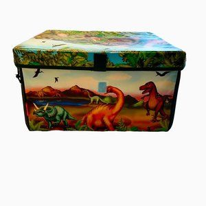 Dinosaur Case Neat-Oh Zip-Bin Travel Carrying Toy Storage Case